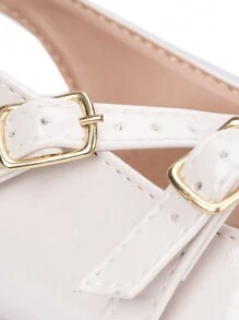 Domidona Women Flat Sandals - 米色 - 查看 7