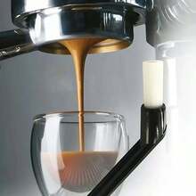 1入咖啡機清理刷，尼龍刷用於清理咖啡研磨機，手柄清潔工具，咖啡研磨機刷毛刷，用於清除咖啡殘渣，清潔產品，清潔工具 - 黑色 - 查看 3