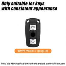 TPU車用智能鑰匙保護套適用於BMW E60 E61 E70 E81 E87 E90 E91 E92保護套配件 - 白色 - 查看 2