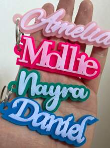 Chaveiro de acrílico personalizado com nome, chaveiro com etiqueta de alfabeto personalizado para mochila, paleta de cores de macaron fresco, presente ideal para família e amigos Girassóis elegantes, moda outono, colorido, contratado, casual, moda anos 2000, Y2k, fofinhos personalizados, personalizados, únicos Presentes ideais para sua namorada, mãe, família, amigos, filha, filho, avós, animais de estimação para aniversários, para aniversários, para uso diário, para baile de formatura, para dia das mães, para dia dos namorados, para formatura, para casamentos