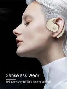 白色LX05熱銷小椰子球無線藍牙耳機，開放式非入耳式運動耳機 - 白色 - 查看 9