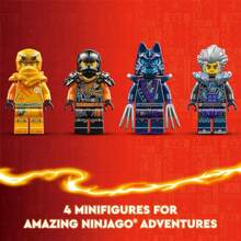 LEGO NINJAGO Arin's Off-Road Buggy Car Toy With 4 Minifigures , Building Set For Kids With Dragon Toy From The NINJAGO Dragons Rising TV Show , Birthday Gift For 7 Year Old Boys And Girls , 71811 Room Decoration Winter Gifts Color Block Color Blocks ,‏Lego ,Lego City ,Girls Room Decor