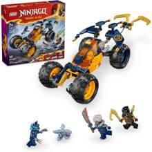 LEGO NINJAGO Arin's Off-Road Buggy Car Toy With 4 Minifigures , Building Set For Kids With Dragon Toy From The NINJAGO Dragons Rising TV Show , Birthday Gift For 7 Year Old Boys And Girls , 71811 Room Decoration Winter Gifts Color Block Color Blocks ,‏Lego ,Lego City ,Girls Room Decor