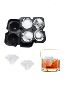 1pc 8-Cavity Large Size Silicone Ice Cube Tray For Home Use, 6-Cavity Square Ice Ball Maker Mould
