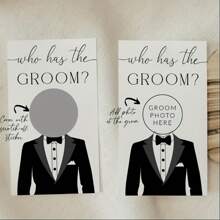 30 件，新娘送礼会游戏 - 谁有新郎刮刮乐名人卡券 - 有趣的单身派对游戏创意，回到学校情人节