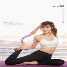 Vòng tập Yoga, Vòng tập Pilates để duỗi lưng và mở vai, thiết bị hoàn hảo cho việc tập thể hình - Màu vàng - Xem 6