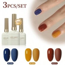 XEIJAYI 3支/套 15毫升凝胶指甲油套装，凝胶指甲油套装，可卸除UV/LED凝胶指甲油，适合居家美甲和美甲沙龙DIY - 彩色 - 查看 21
