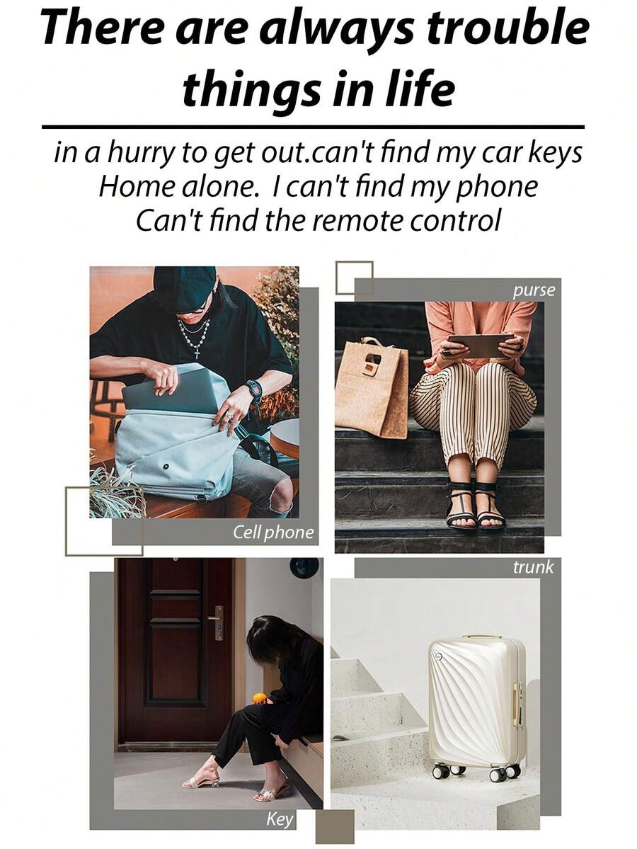 2024 New F03 Pet Locator Backpack Key Positioning Tracking Car Children