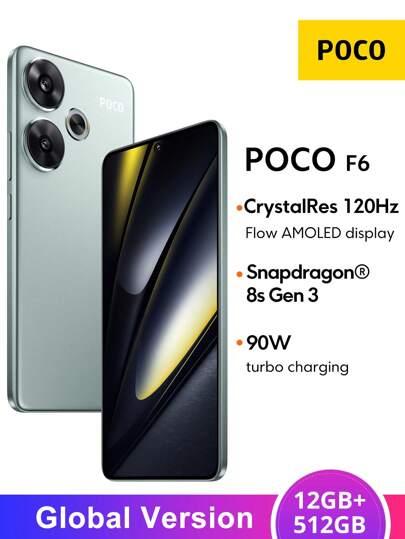 Xiaomi POCO F6 5Gグローバル版 12GB + 512GB スマートフォン