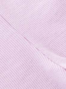 mini bala 女童宝宝儿童裤子亲肤高弹力透气打底裤 2 条装 - 粉色 - 查看 4