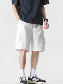 Men Shorts - 白色 - 查看 1