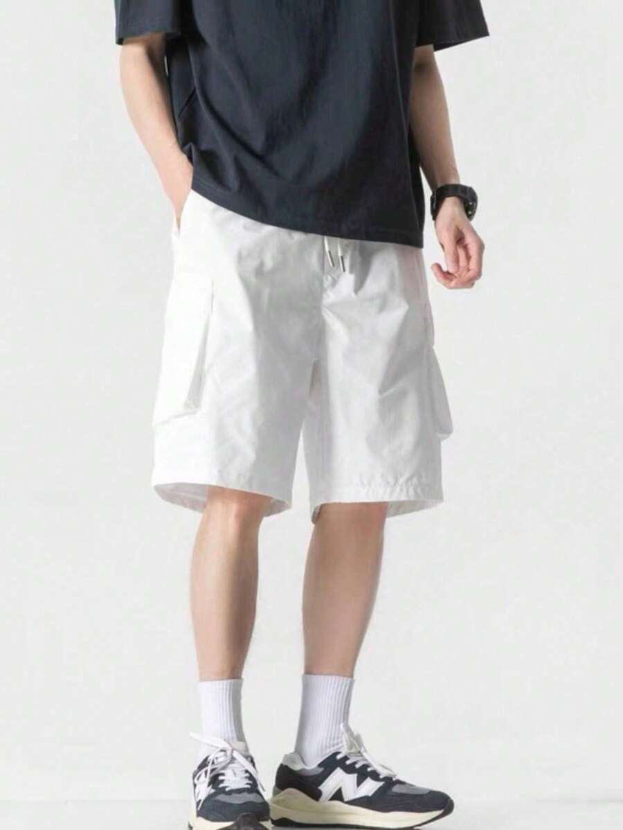 Men Shorts - 白色 - 查看 1