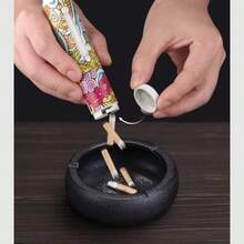 1个 创意新款烟盒 一键熄烟 懒人烟盒 吸烟不掉尘 车载户外 车用 中粗烟 三用 - 多色1 - 查看 7