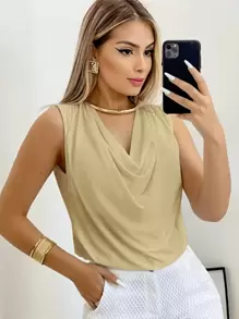 Women Tank Tops & Camis - Beis - Ver 2