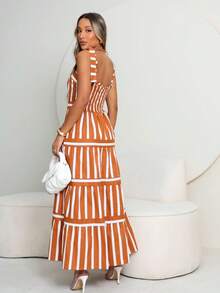 Women Dresses - Camel - View 2