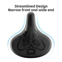 ROCKBROS MTB Bike Seat Cushion Bicycle Saddle Cycling Soft ShockproofComfortable - Black - View 10