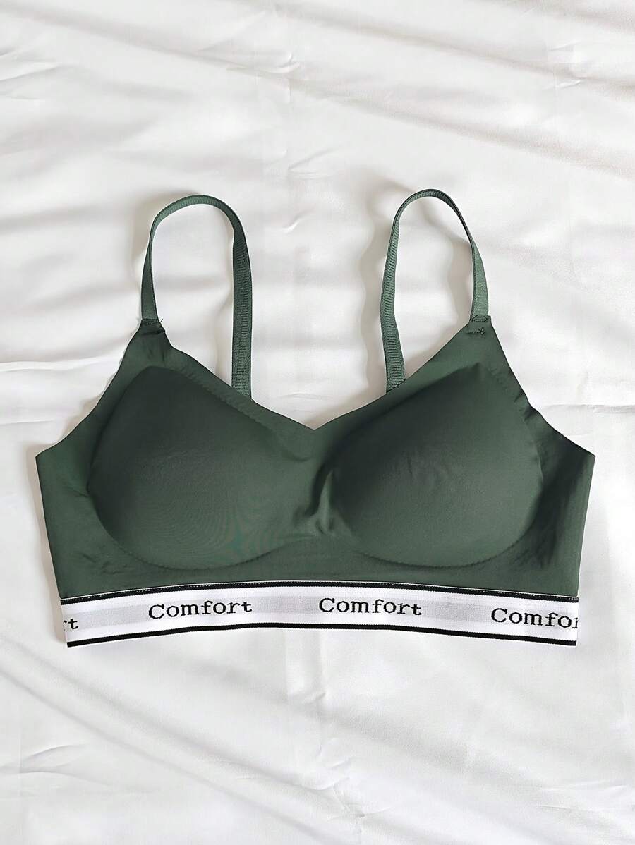 Women WireFree Seamless Supportive Sports Bra For Small Bust With Open