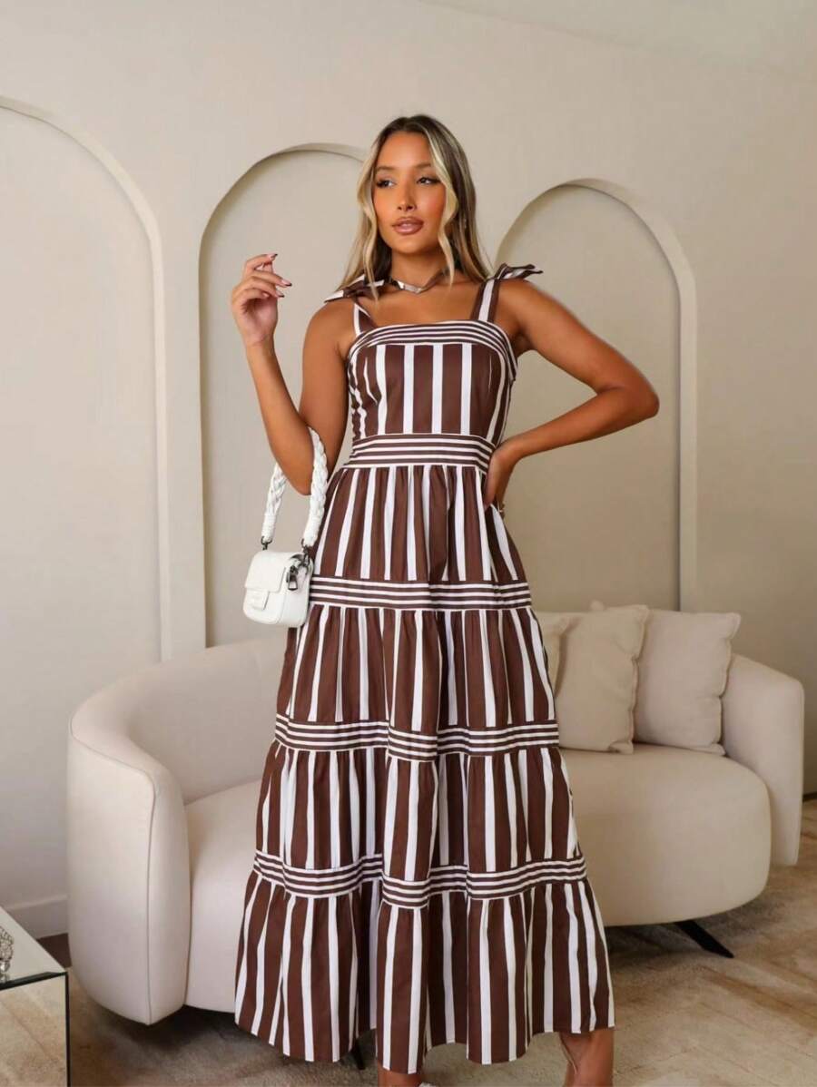 Women Dresses - Rust Brown - View 1