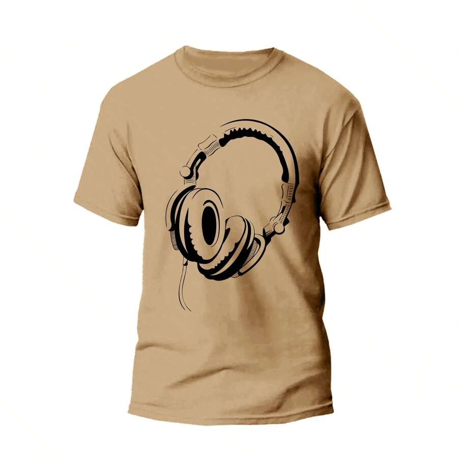 Men T-Shirts - Màu be - Xem 1