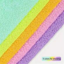 Toalla de baño exfoliante elástica larga, correa engrosada de frotamiento de nylon para limpiar la espalda, elimina células muertas de la piel y limpia durante el baño