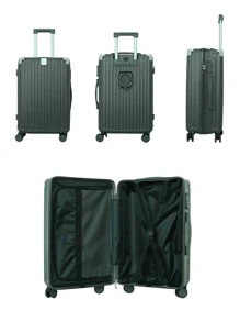 Walizka podróżna o dużej pojemności 20/22/24/26 cali z interfejsem ładowania + uchwytem na kubek + haczykiem wyciszającym Walizka podróżna na czterech kółkach Walizka na kółkach Torba do przechowywania Uniwersalna dla chłopców i dziewcząt Może być używana jako prezent dla przyjaciół Dobre akcesoria podróżne Wolne ręce Odpowiednie dla małych i średnich rodzin Podróże Podróże nadają się również do podróży służbowych, wykorzystując pudełko dla studentów do przechowywania przedmiotów w torbie szkolnej Akcesoria szkolne Przybory szkolne - Szary - Zobacz 8