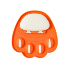 1pc Pot Lid Holder, New Creative Wall-Mounted Pot Lid Rack, Multifunctional Punching-Free Cat Claw Pot Lid Hanger, For Pot Cover, Pan And Spatula, Kitchen Organizers And Storage, Kitchen Accessories - Multicolor - View 5