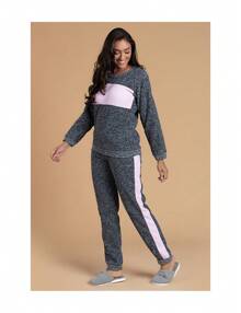 Women Pajama Sets - Grey - View 4
