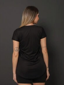 Kit 2 Blusa Feminina Tapa Bumbum Academia Esportiva Fitness