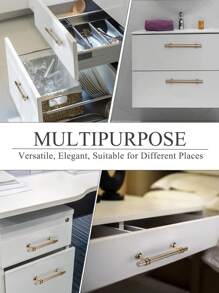 Manijas de gabinete de cocina, tiradores de gabinete, manijas de puerta, manijas de muebles, manijas vintage, manija de puerta corredera, tiradores de cocina, manijas de gabinete de aleación, herrajes para armarios, armario / armario - Multicolor - Ver 6