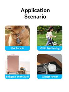 Trình theo dõi GPS mini màu hồng Tương thích với Apple Thẻ thông minh Tìm ứng dụng của tôi Thiết bị theo dõi trình tìm kiếm tương thích Bluetooth cho chìa khóa hệ thống iOS Túi ví - Hồng - Xem 7