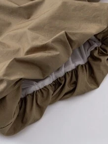 mini bala Young Girls Shorts 2024 Summer New  Pants - Coffee Brown - View 8