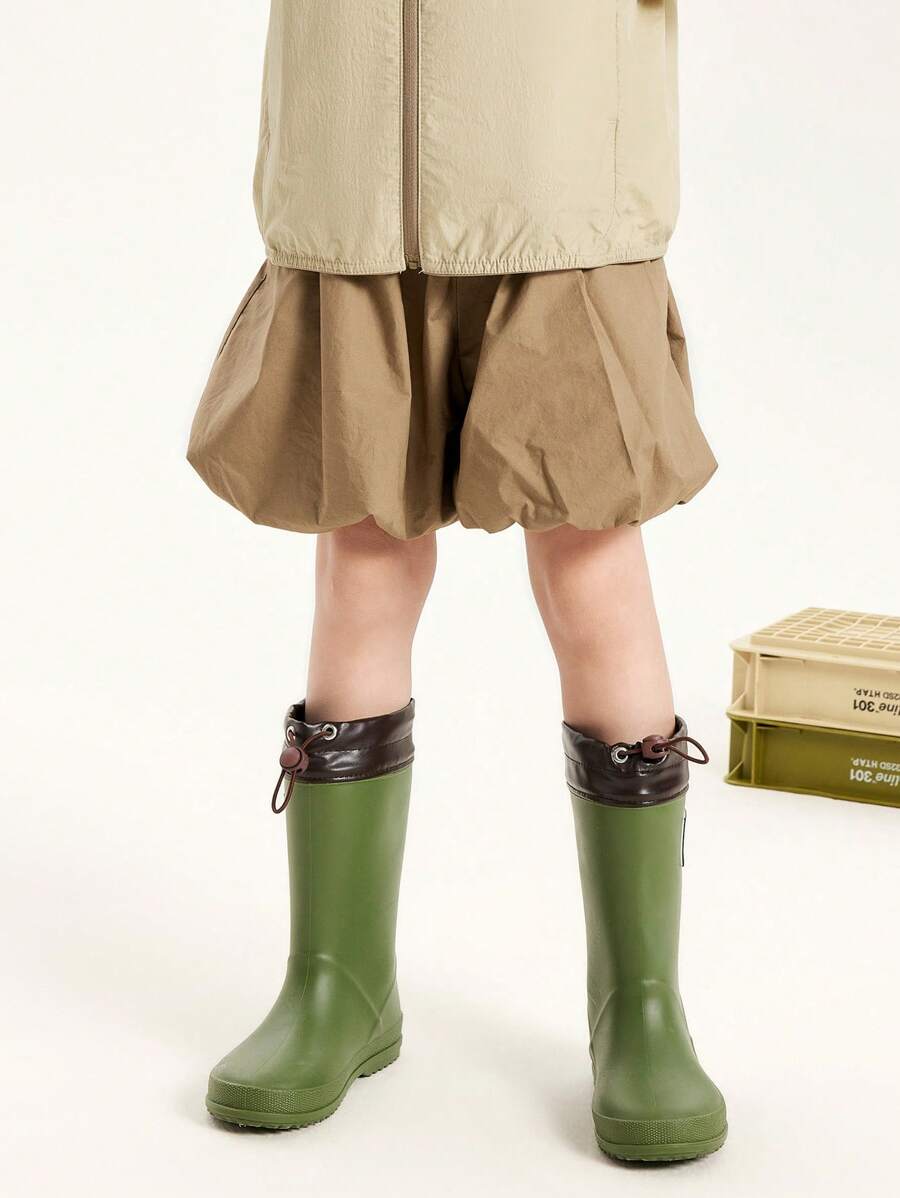 mini bala Young Girls Shorts 2024 Summer New  Pants - Coffee Brown - View 1