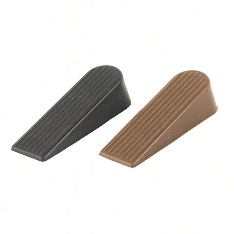 1 pieza Tope de puerta de goma, Tapón de puerta sin perforación, Abrazadera de puerta para niños, Cuña de puerta para el hogar, baño, oficina, mejor regalo para cumpleaños y graduación - Multicolor - Añade 2