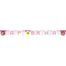 Disney Letters Minnie Mouse Happy Birthday Banner (Pink/Red/Yellow) - Pink - View 1