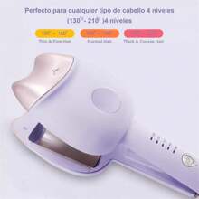 Waflera Onduladora De Cabello Ondas De Sirena Bh Sin Caja - Morado - Ver 3