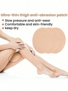 6pcs/10pcs Oversized Inner Leg Covers, Neutral Elastic Thigh Protector To Prevent Walking Abrasions, Thigh Abrasion Stickers, Four Seasons, (Random Color) Underarm Sweat Pads, Washable Sweat Absorbent Covers, Dress Sweat Pads, Absorbent Deodorant Pads, Anti-Walking Chest Breast Patches, Sticky Pacifier Patches, Anti-Bump And Anti-Leakage Stickers