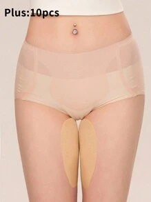 6pcs/10pcs Oversized Inner Leg Covers, Neutral Elastic Thigh Protector To Prevent Walking Abrasions, Thigh Abrasion Stickers, Four Seasons, (Random Color) Underarm Sweat Pads, Washable Sweat Absorbent Covers, Dress Sweat Pads, Absorbent Deodorant Pads, Anti-Walking Chest Breast Patches, Sticky Pacifier Patches, Anti-Bump And Anti-Leakage Stickers