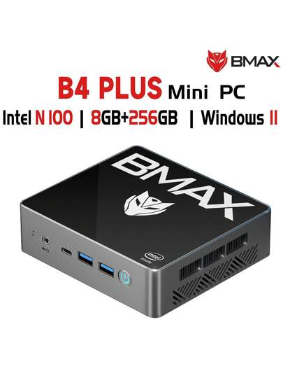Bmax B4 PLUS Mini PC Intel® Processor N100 / 16GB DDR4 RAM/512GB