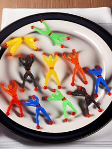 12pcs Sticky Climber/Random Color/Outdoor Toy/Wall-Climbing - Multicolor - View 5