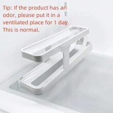 1 件自动滚动冰箱鸡蛋收纳架，节省空间的冰箱储存鸡蛋分配器，家用鸡蛋架圣诞礼物 - 白色 - 查看 7