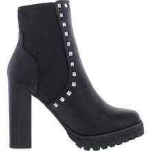 Steve Madden Giày cao đến mắt cá chân giả da Brisa dành cho nữ - màu đen - Xem 4