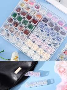 Transparent Plastic Storage Jewelry Box Container - Clear - View 2