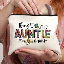 1入情人節禮物化妝包拉鍊袋給女友，我愛你禮物，戶外旅行收納袋，思念你的愛禮物，甜美美容套裝化妝包 - 白色 - 查看 5