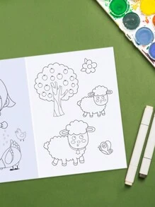 6 Piezas Libros para colorear de Animales de Granja/8 Piezas Libros para colorear de Donuts Dulces/12 Piezas Libros para colorear con Patrones de Dinosaurios, Libros de Dibujos Pequeños de Dibujos Animados, Regalo de Cumpleaños, Regalos para Profesores para Recompensar a Compañeros de Clase, Favor de Fiesta, Navidad - Multicolor - Ver 6