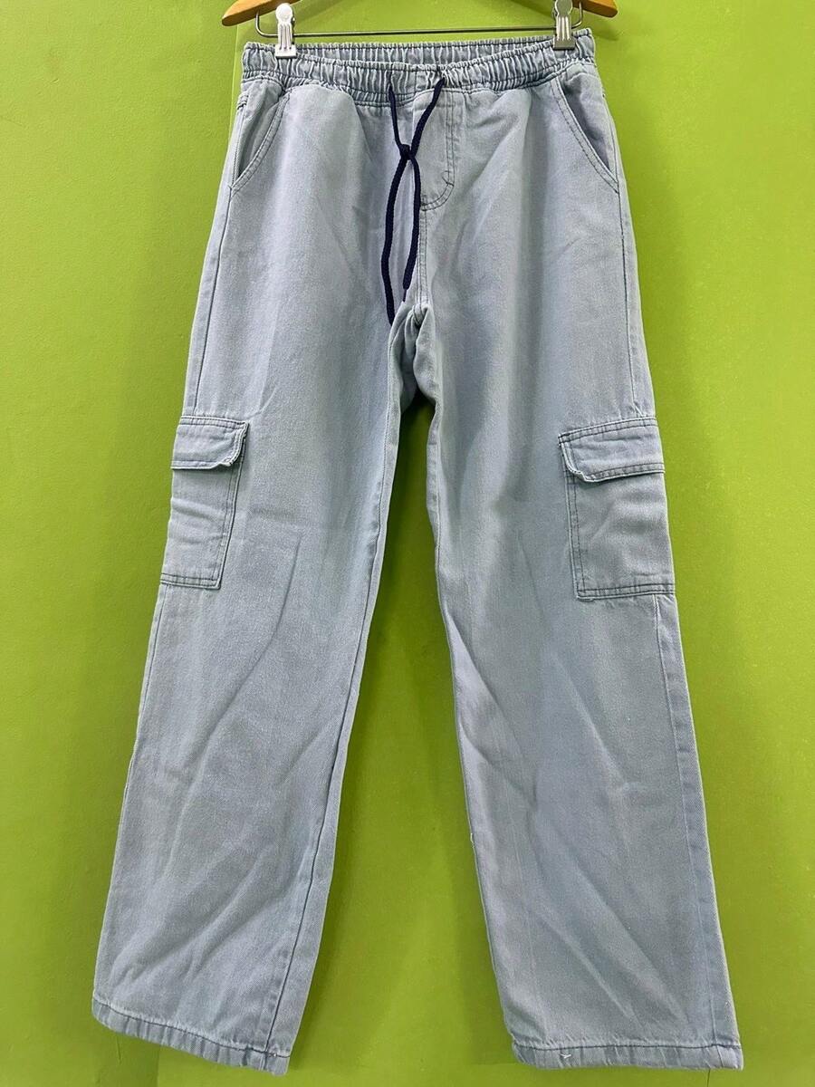 Men Jeans - 淺色水洗藍 - 查看 1