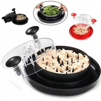 Chicken Shredder Large Chicken Breast Shredder Tool Twist ,Visible Meat Shredder Machine, Anti-Slip Strip, Ergonomic Handle, Suitable For Beef Chicken