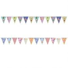 12pcs/Set  Bunting Flags Triangle Party Decoration - Olympic Flag - View 5