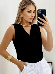 Women Tank Tops & Camis - Negro - Ver 2