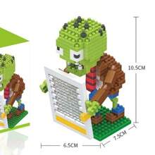 一套植物大战僵尸拼装纸巾模型，包括路障僵尸、撑杆僵尸、向日葵、豌豆射手等，创意DIY玩具适合节日礼物、生日礼物、创意家居装饰和房间装饰，锻炼手眼协调能力并通过有趣的挑战刺激大脑。成人和节日庆祝的完美礼物。房间装饰 - 彩色 - 查看 27