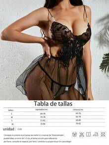 AKA Mall Women's 5 Piece Floral Lace Sexy Lingerie Set With Garter Belt Bra And Panty Set - Blue - View 6